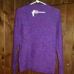 Sparkly Purple Sweater
